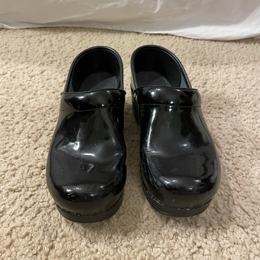 Dansko black clogs